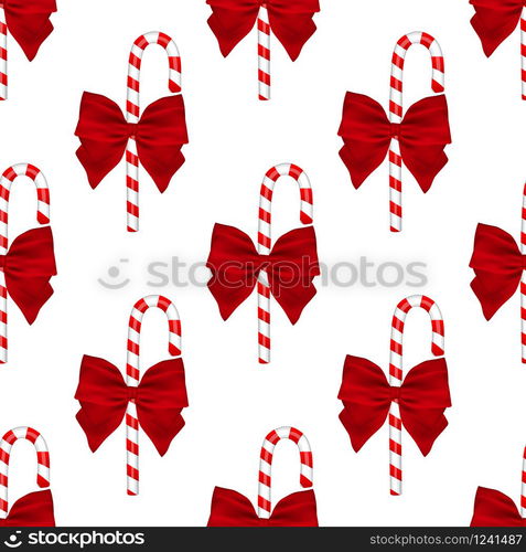 Pattern, traditional Christmas candy icon vector bow. Pattern, traditional Christmas candy