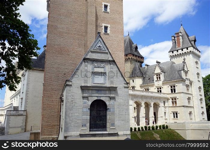 PAU, FRANCE - CIRCA JULY 2015 Chateau de Pau