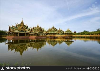 Pavilion of the Enlightened in Ancient city in Bangkok Thailand
