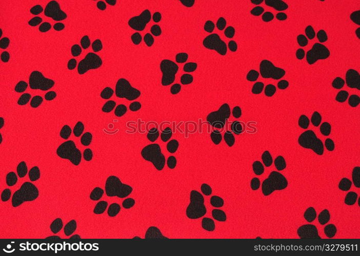 Paw print background.