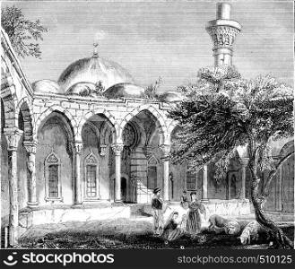 Payas, in Syria, vintage engraved illustration. Magasin Pittoresque 1843.