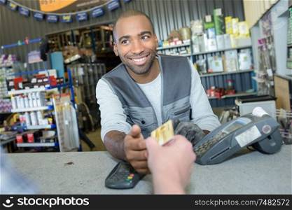 paying after successful purchase with credit card