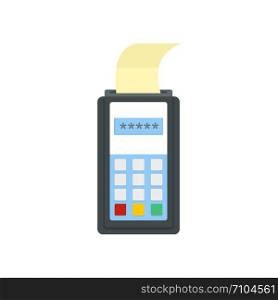 Payment by credit card icon. Flat illustration of payment by credit card vector icon for web design. Payment by credit card icon, flat style