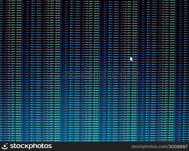 PC graphics card error. PC Graphics and Video Card memory problem resulting in unreadable screen