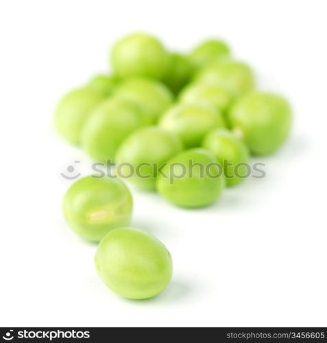 Pea bean pile isolated on white