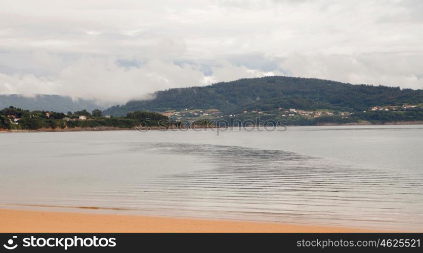 Peaceful seascape in Galicia, northwest of Spain