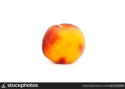 peach isolated on a white background