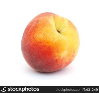 Peach isolated on white background. Peach