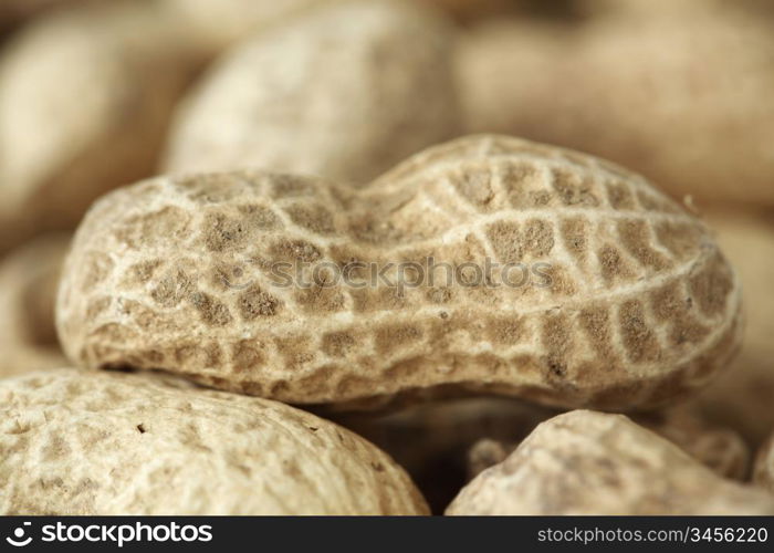 peanuts background macro close up