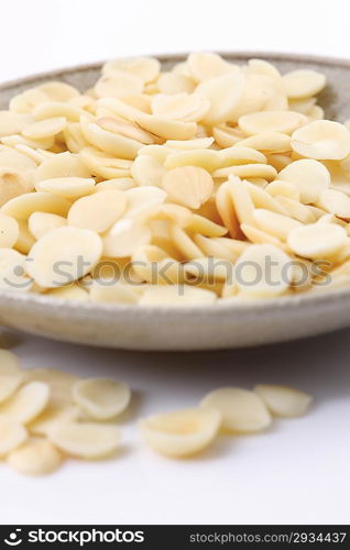 Peanuts in plate