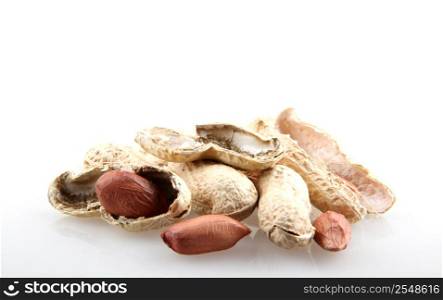 Peanuts in the shell.