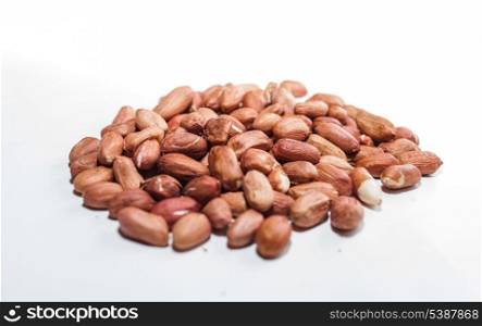 peanuts on white
