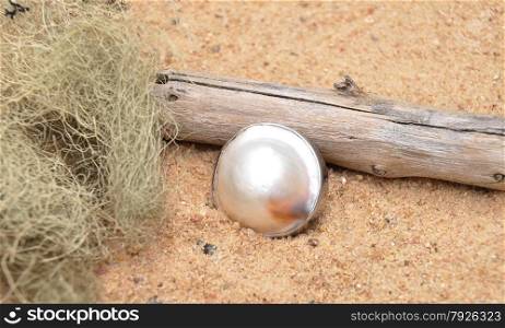 Pearl on beach