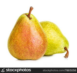 Pears isolated on white background