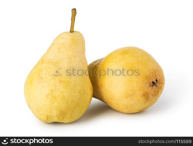 Pears. Pears isolated on white background