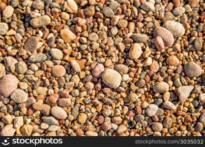 pebbel stones on a beach