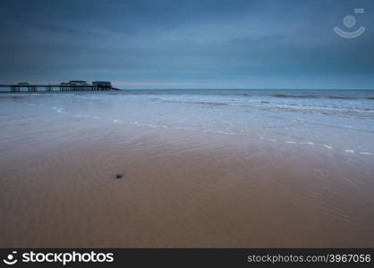 Pebble in the Sand at Cromer Pier, Norfolk