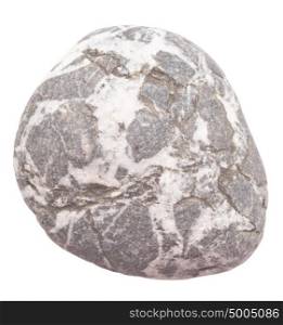 pebble isolated on white background