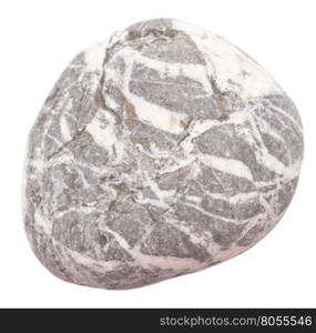 pebble isolated on white background