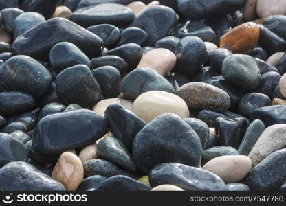 pebble on the sunrise beach