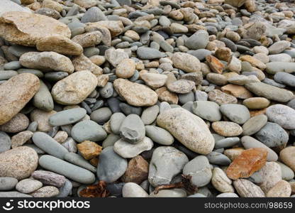 Pebbles on the coast of Brittany