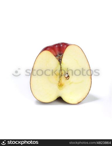 peeled apple