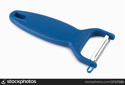 Peeler blue isolated on a white background