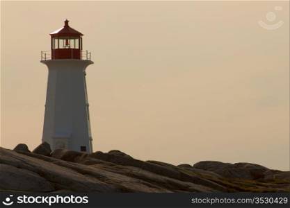 Peggy&rsquo;s Cove Lighthouse. Nova Scotia