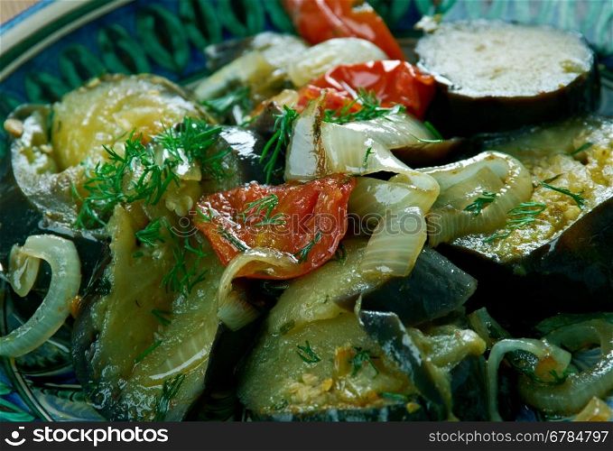 Pehli Tarifi - braised eggplant Anatolian cuisine
