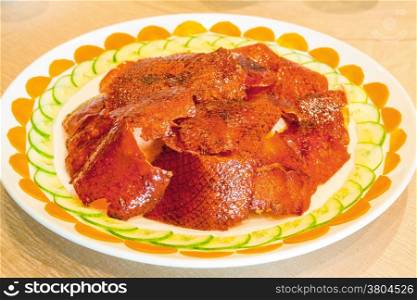 Peking Duck gourmet chinese meal