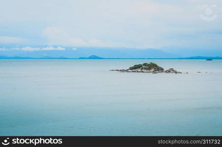 Penang Island in the sea