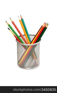 pencils isolated on a white background