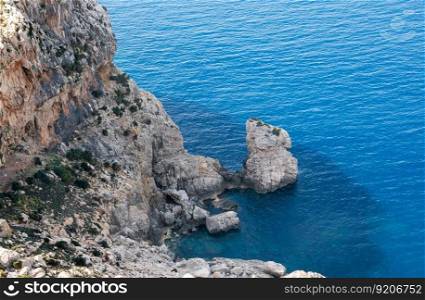 Peninsula de Formentor, coastline, Mallorca, Spain, View from Mirador de Es Colomer