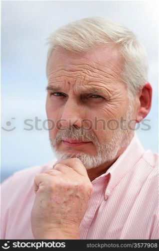 Pensive old man