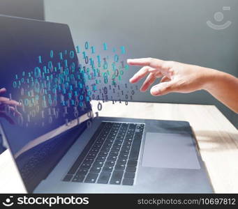 People are using computer decoding binary 010101 programmers to develop the technology industry from the ground up.
