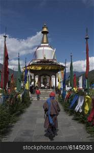 People at Memorial Chorten, Thimphu, Bhutan