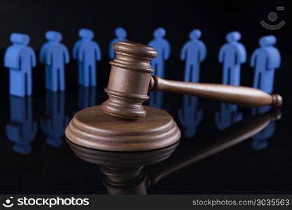 People , Gavel, Mallet of justice concept. People law concept, Wooden gavel