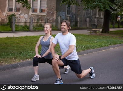 people group jogging, runners team on morning training