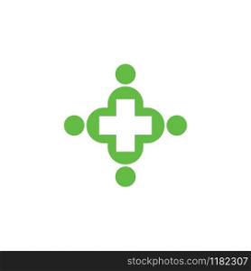 people health logo vector icon illustration design