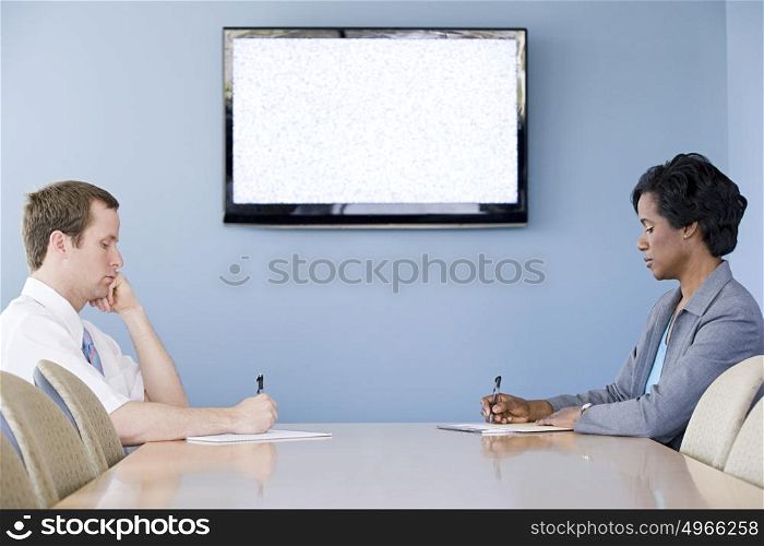 People in a conference room