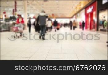 people in a mall