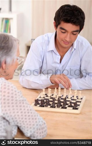 People playing chess
