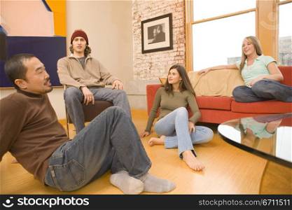 People sitting in a room