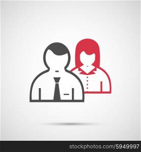 People vector design. Man and woman icon. People vector design. Man and woman icon.