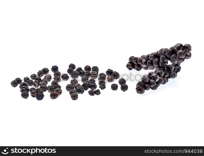 pepper corn isolated on white background