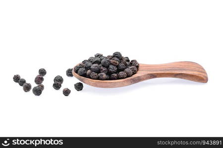 pepper corn on white background