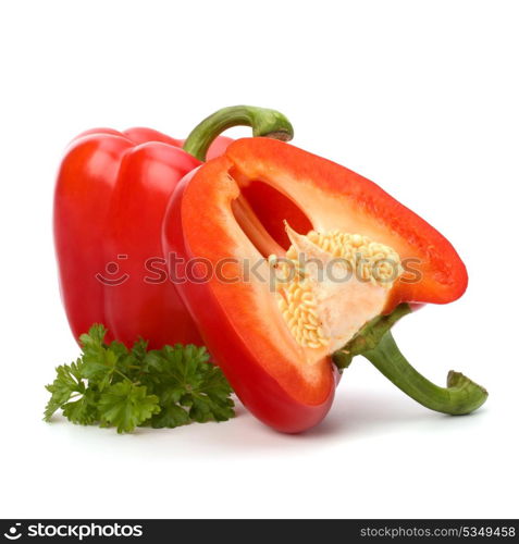 pepper isolated on white background