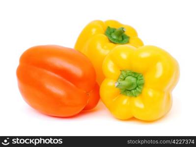 Peppers isolated on white background. Peppers