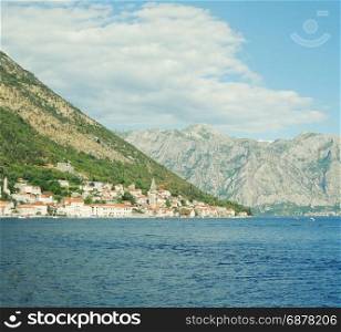 Perast mountain town, Montenegro