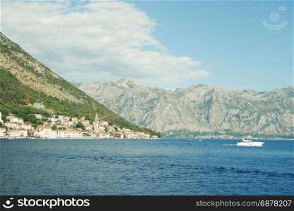 Perast mountain town, Montenegro